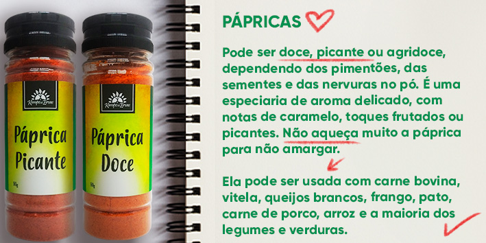 Sabores e saberes - papricas doce e picante 2